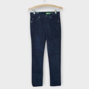 NWT Crewcuts Navy Slim Cut Corduroy Stretch Pants ~sz 12